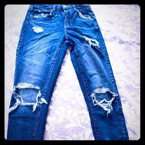 😊Distressed Boyfriend Jeans